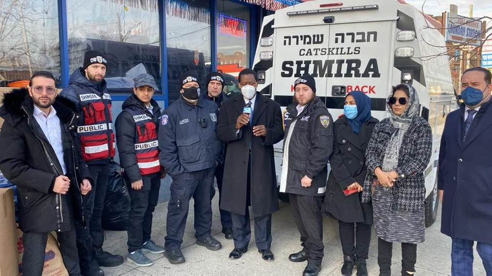 SHMIRA SAFTEY PATROL Founder Levi Leifer, DR Mathieu Eugene and Community Liason David Heskiel 